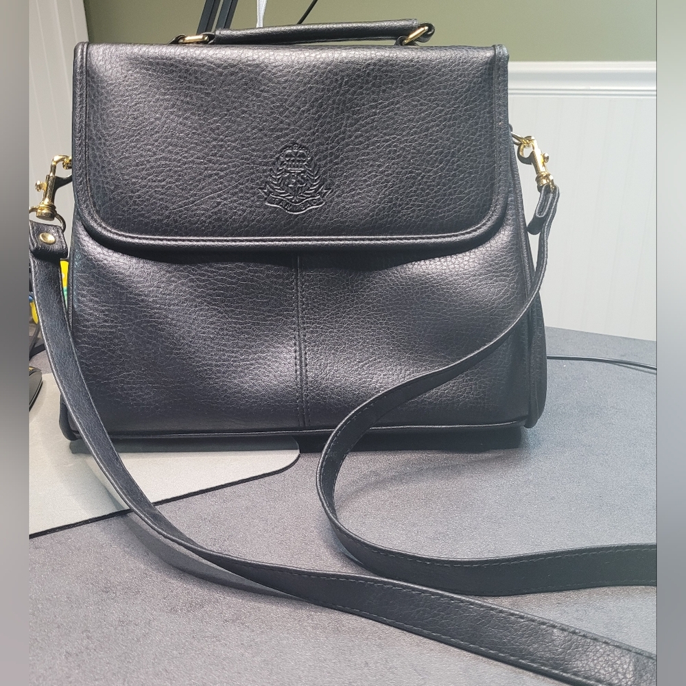 Tandem of California Vintage Convertible Crossbody Black Bag